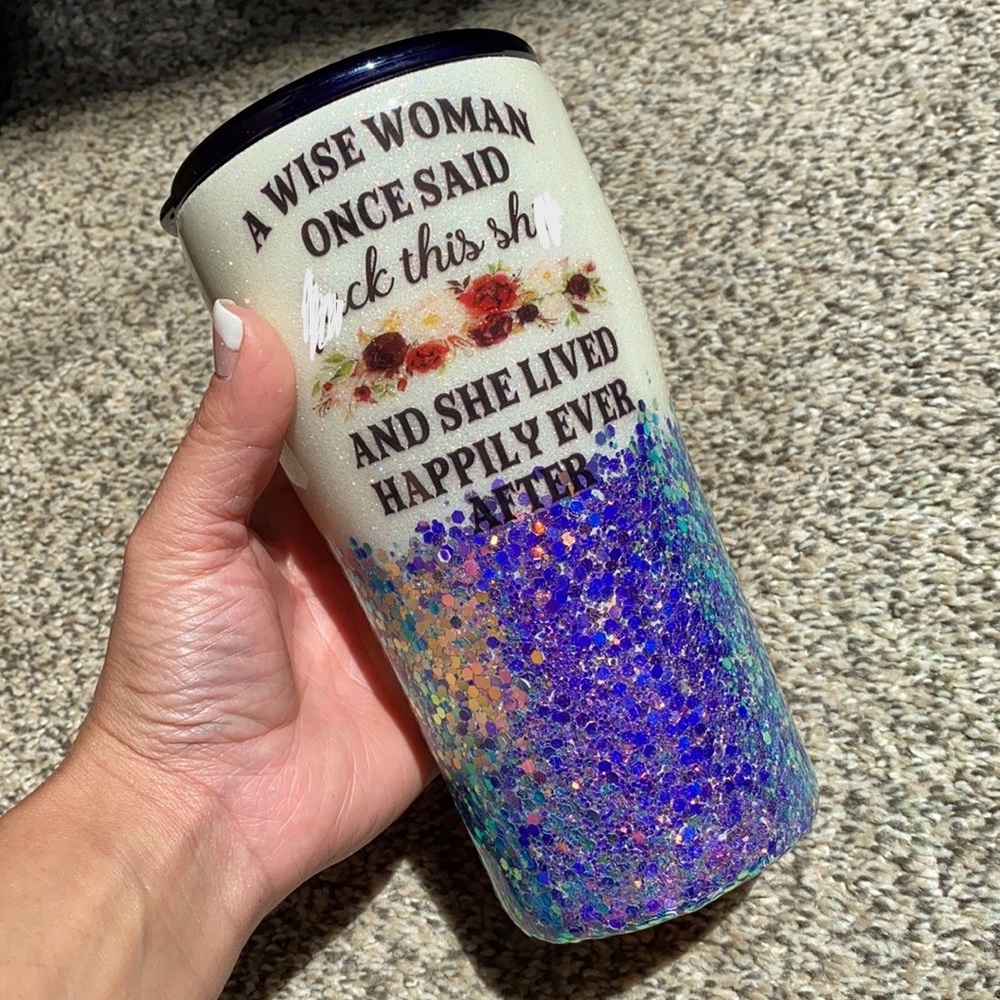 Epoxy tumbler